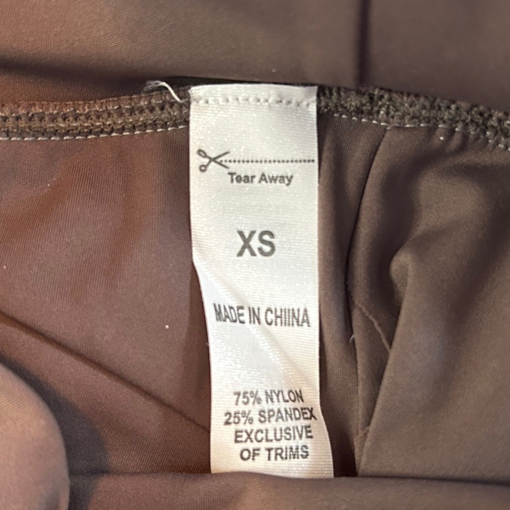 SOCIAL Racerback Sports Bra Brown Purple Activewear Top XS NWT - Picture 4 of 8